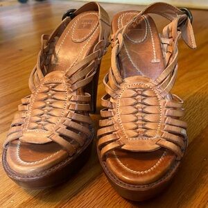 Frye brown sandals